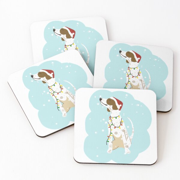 Item preview, It’s a very pointer Christmas! In blue! With snow! (The)  designed and sold by MeerkatCreative.