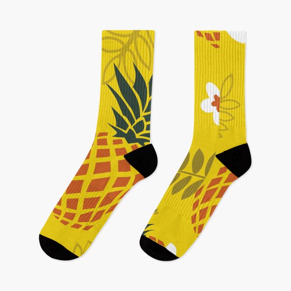 Item preview, Pineapple and leaves pattern designed and sold by Delicarte.