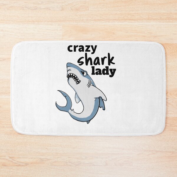 Item preview, crazy shark lady  designed and sold by ibrastore.