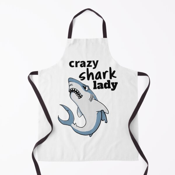 Item preview, crazy shark lady designed and sold by ibrastore.