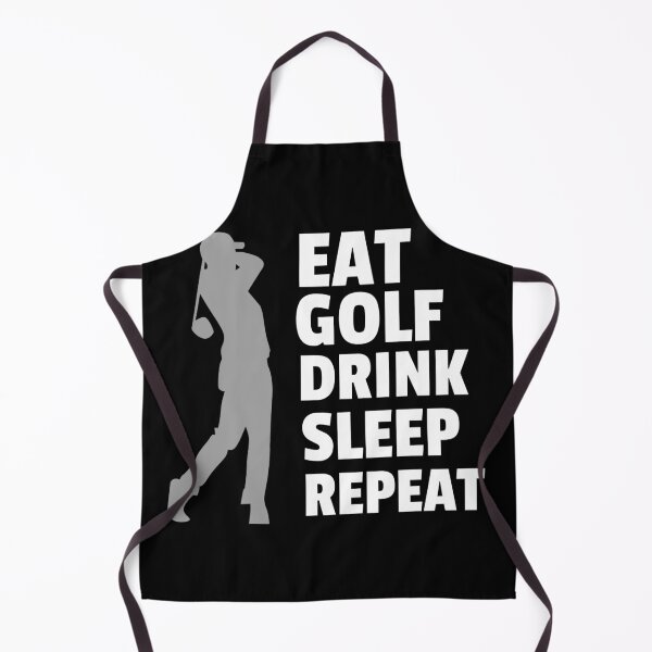 Item preview, Eat Golf Drink Sleep Repeat designed and sold by hottest-tees.