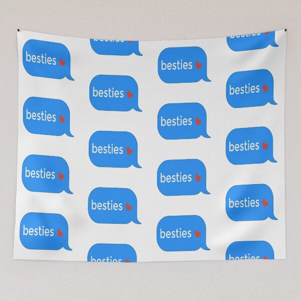 Item preview, Two Pretty Best Friends besties text designed and sold by NancyArtDesigns.
