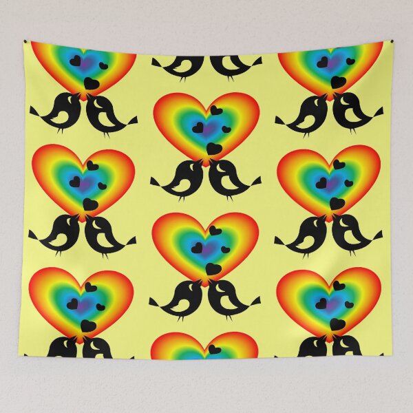 Item preview, Let my heart beat with yours together, a pair of birds designed and sold by helenkaiy.
