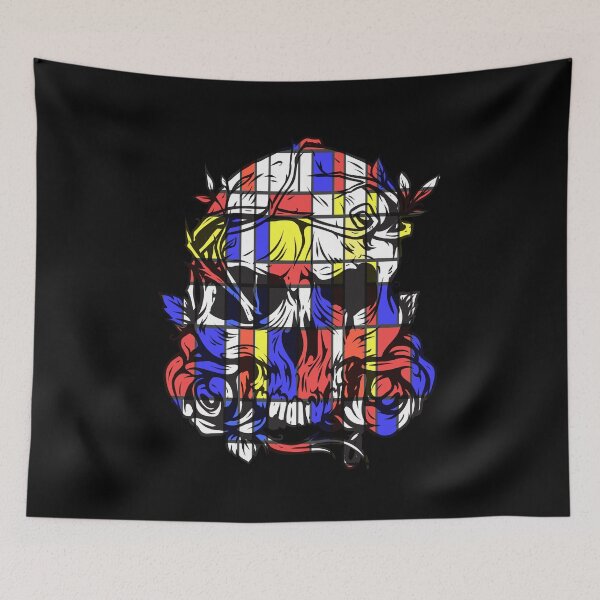 Item preview, Mondrian Skull Style designed and sold by tpixx.