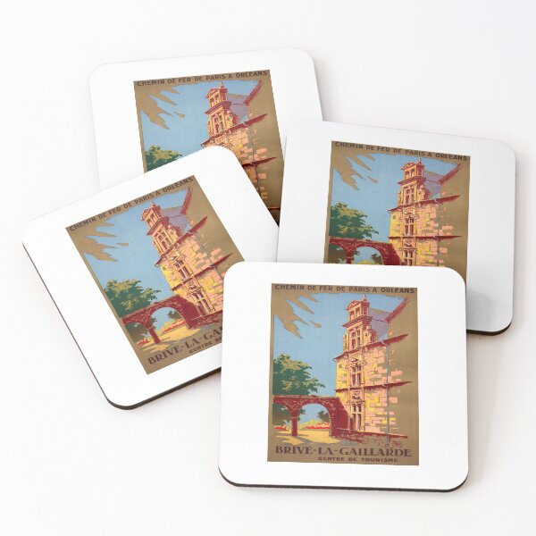Item preview, retro iconic Brive La Gaillarde designed and sold by CorasPosters.