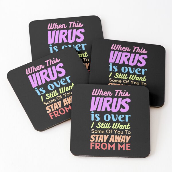 Aperçu de l'œuvre Quand ce virus sera terminé, je veux toujours que certains d'entre vous restent loin de moi créée et vendue par Joy Poddar.