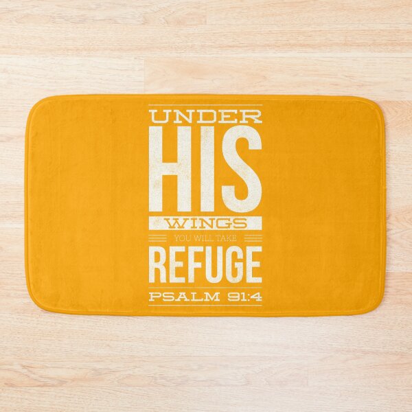 Item preview, Psalm 91:4b | Protection Bible Verse designed and sold by Feather-Apparel.