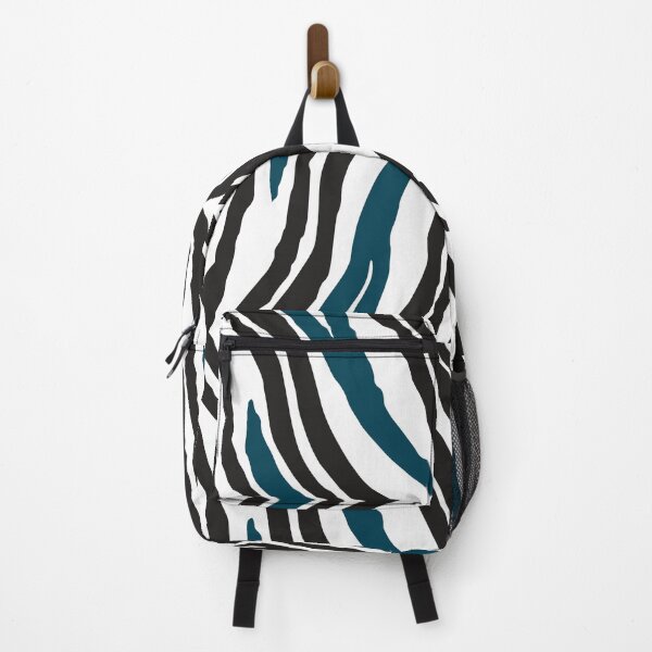 Item preview, Zebra Print: Teal, White and Black designed and sold by XCEEDTRANSITION.