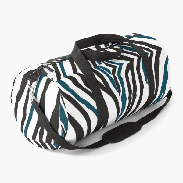 Item preview, Zebra Print: Teal, White and Black designed and sold by XCEEDTRANSITION.