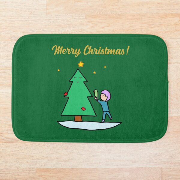Item preview, Merry Christmas - Sustainable Tree (Dark Green) designed and sold by ImperfectLife.