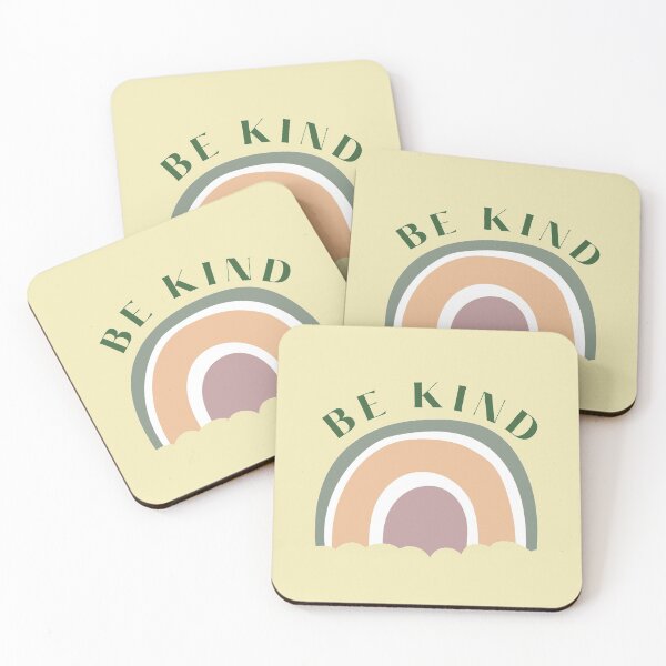 Item preview, BE Kind Curved Rainbow designed and sold by Kathrine77.