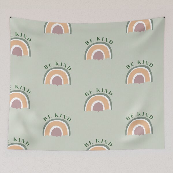 Item preview, BE Kind Curved Rainbow designed and sold by Kathrine77.