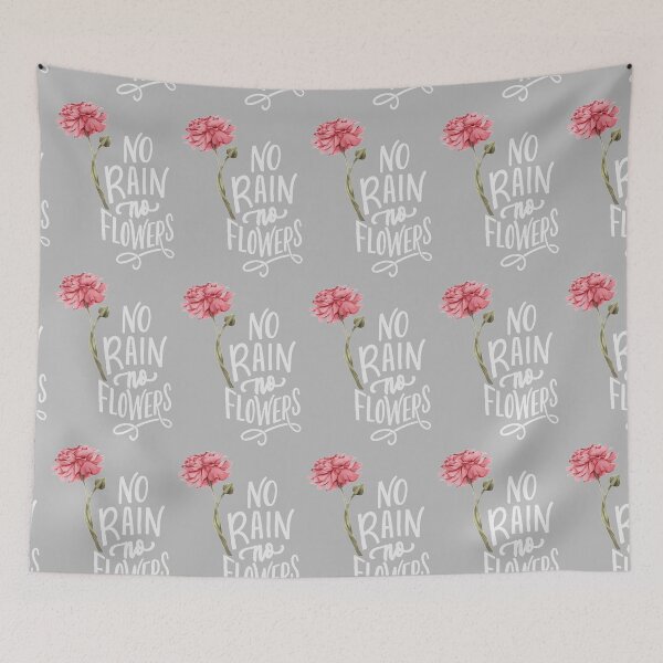 Item preview, No Rain No Flowers , Flower , Rain  designed and sold by Mekoooo.
