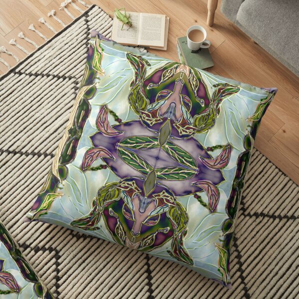 Earth goddess - Mediterranean Floor Pillow
