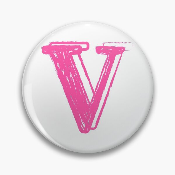 Item preview, Pink Letter V Sticker designed and sold by TyronMorgan.