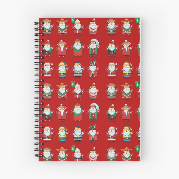 Item preview, Cute Xmas Pattern - Santas of the World designed and sold by BlascoShop.