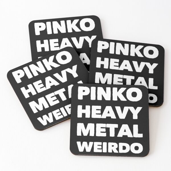 Item preview, Pinko Heavy Metal Weirdo- White Letter designed and sold by Voidorama.