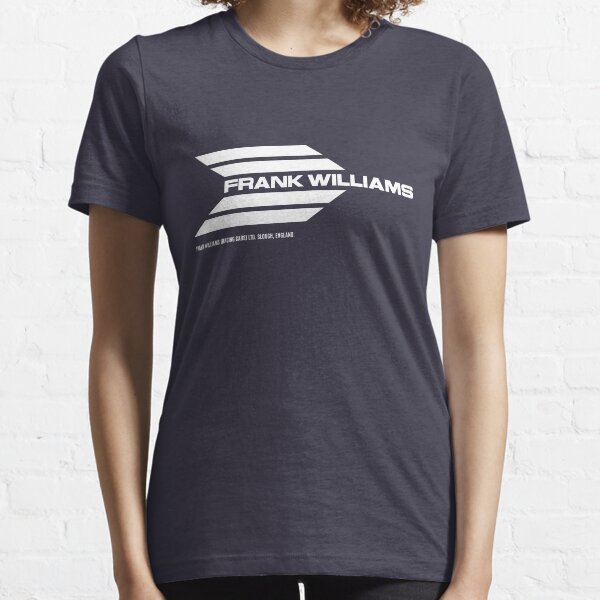Frank Williams Racing 1969-70 team logo (with address) - white print Essential T-Shirt