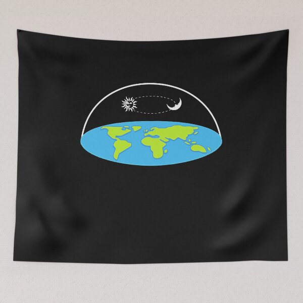 Item preview, Flat Earth T Shirt designed and sold by sunnym79.