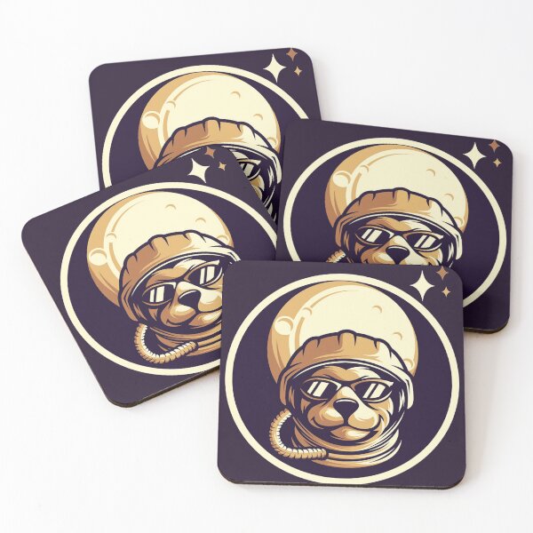 Item preview, Dog astronaut in cool sunglasses designed and sold by MisoraA.