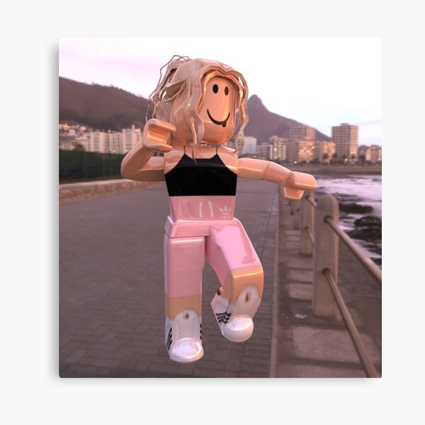 Aesthetic Roblox Girl Canvas Prints Redbubble - sad aesthetic roblox outfits