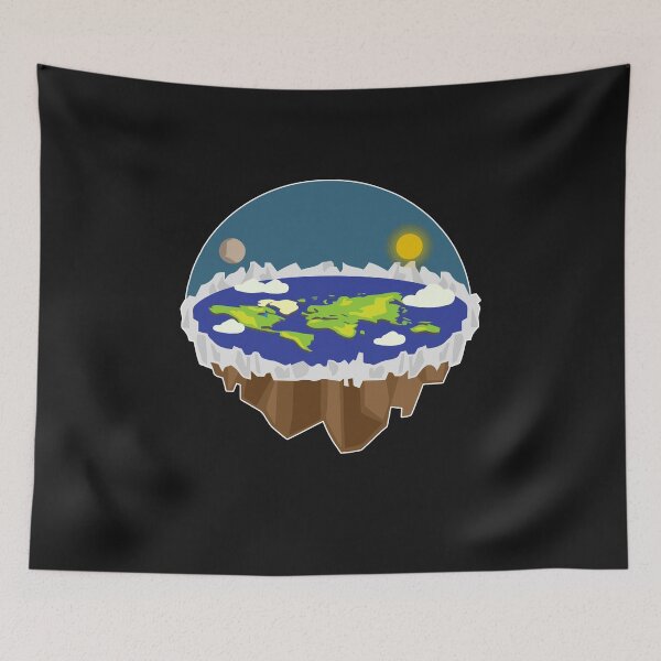 Item preview, Flat Earth T-Shirt designed and sold by sunnym79.