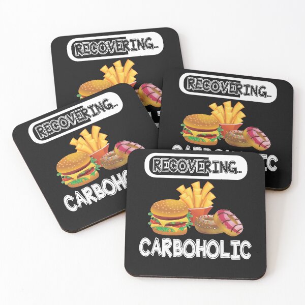 Item preview, Recovering Carboholic Shirts - Funny Low-Carb Keto Tshirt designed and sold by sunnym79.