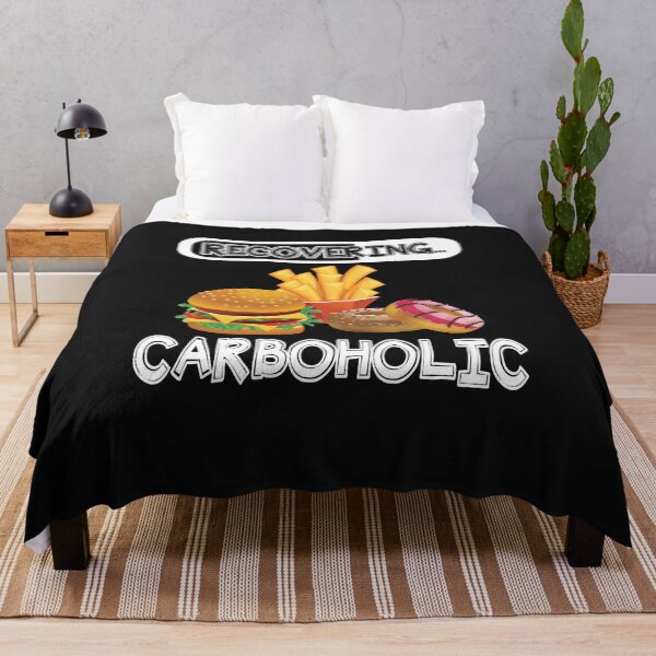 Item preview, Recovering Carboholic Shirts - Funny Low-Carb Keto Tshirt designed and sold by sunnym79.