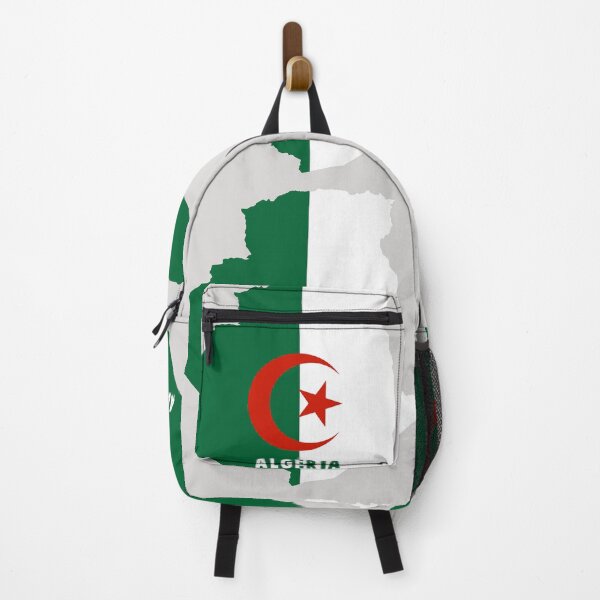 Artikelvorschau, Algerienkarte mit dem Bild der Nationalflagge entworfen und verkauft von mashmosh.
