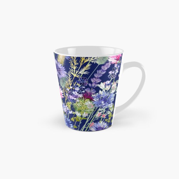 Flower Meadow - Cornflowers, Thistles & Lavender Tall Mug