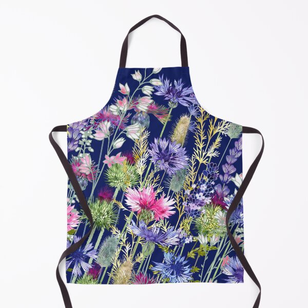 Item preview, Flower Meadow - Cornflowers, Thistles & Lavender designed and sold by Fiona Calder Designs.