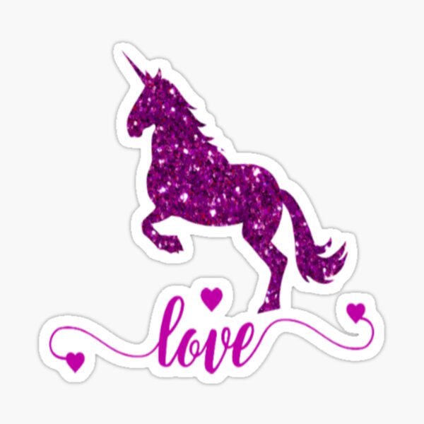 Unicorn I love them Sticker