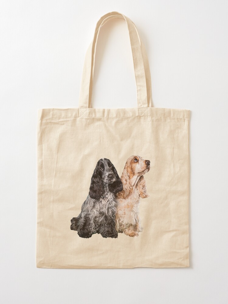Cocker Spaniel Cotton Tote Bag