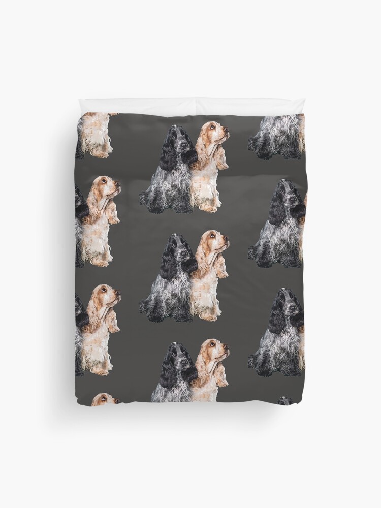 Cocker spaniel 2024 duvet cover