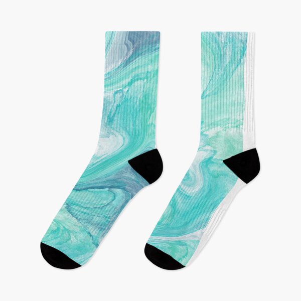 Item preview, Aqua Marble Swirls designed and sold by The Smol Bean Art Studio.