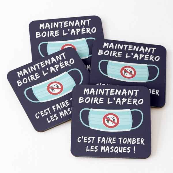 Item preview, Aperitif in 2020 - Take off the masks Message Humor Alcohol designed and sold by rubislys.