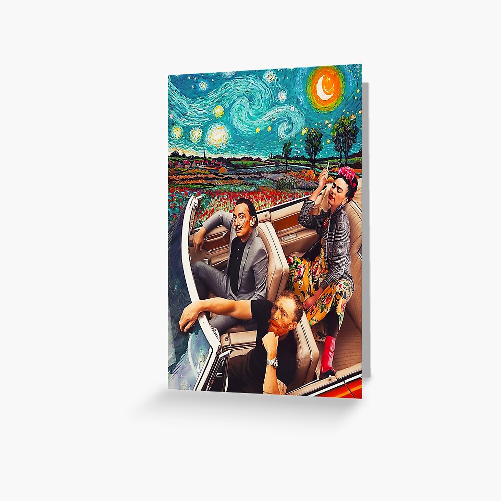 van gogh dali frida kahlo