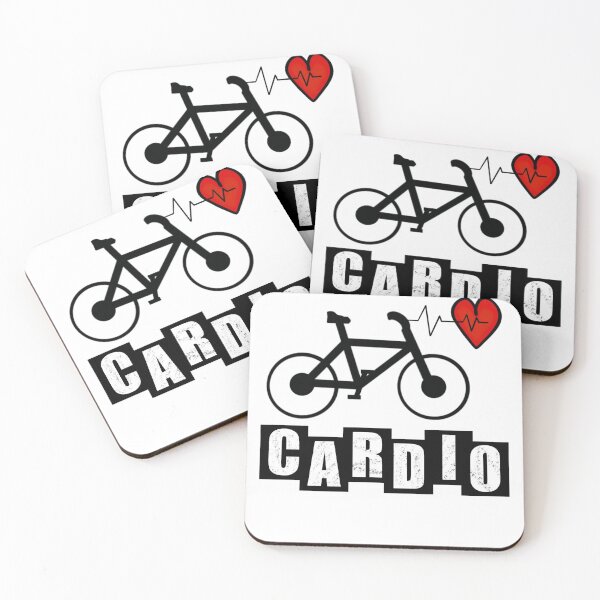 Item preview, Cardio - white designed and sold by BusyMonkeys.