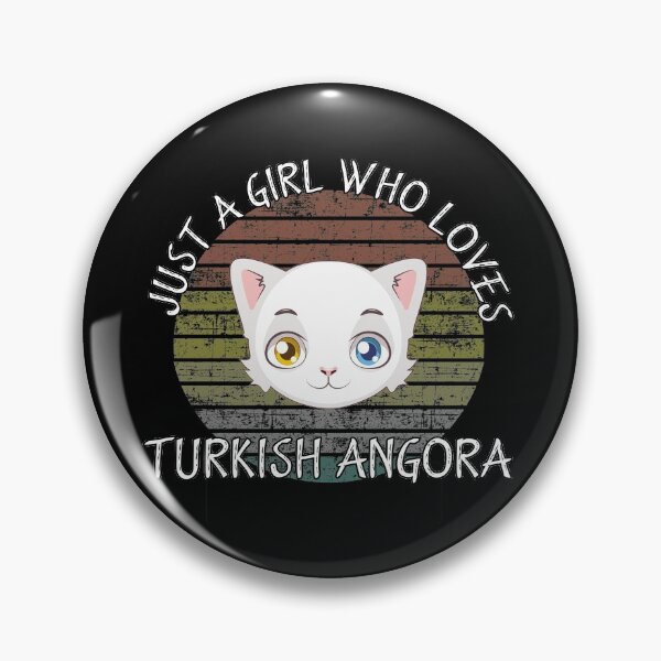 Item preview, Just a girl who loves turkish angora designed and sold by Catsloversdotme.