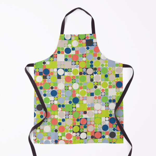 Item preview, Simple mosaic with basic geometric shapes in abstract classic blue color palette variations designed and sold by acidmit.