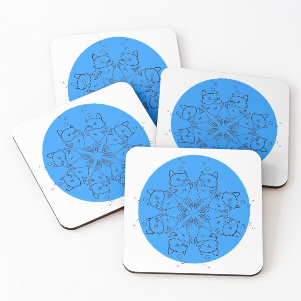 Item preview, Mercat Bubbles (Solo Circle) designed and sold by NakakiArt.