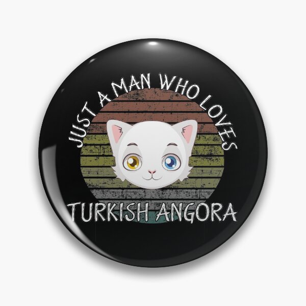 Item preview, Just a man who loves turkish angora designed and sold by Catsloversdotme.