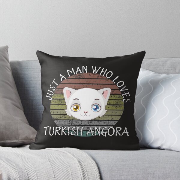 Item preview, Just a man who loves turkish angora designed and sold by Catsloversdotme.