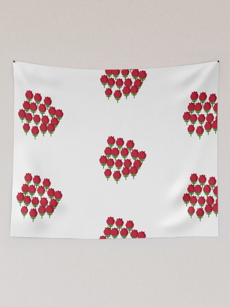 Thumbnail 2 of 3, Tapestry, Red Roses designed and sold by Chunwi2020.
