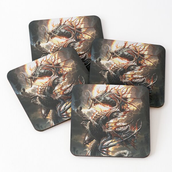Item preview, The white dragon roar in the fantastic land designed and sold by Arramavis.