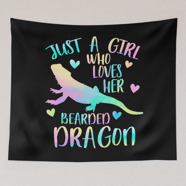 Item preview, Just a Girl who loves her Bearded Dragon designed and sold by PrettyPittie Shop.