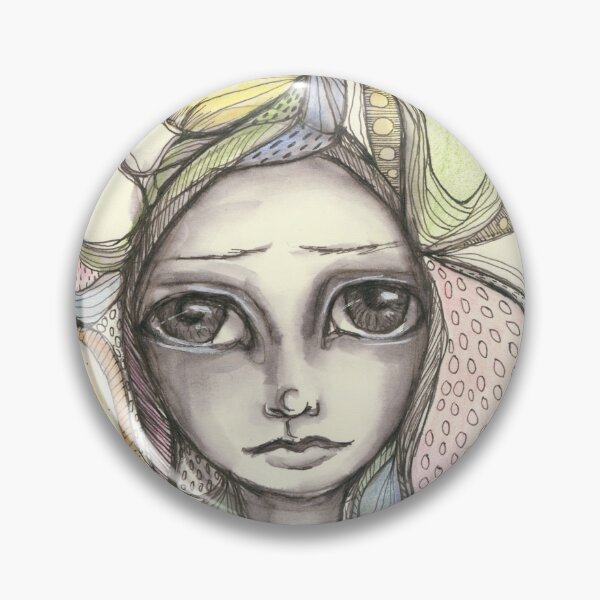 Item preview, abstract portrait designed and sold by lenaliluna.