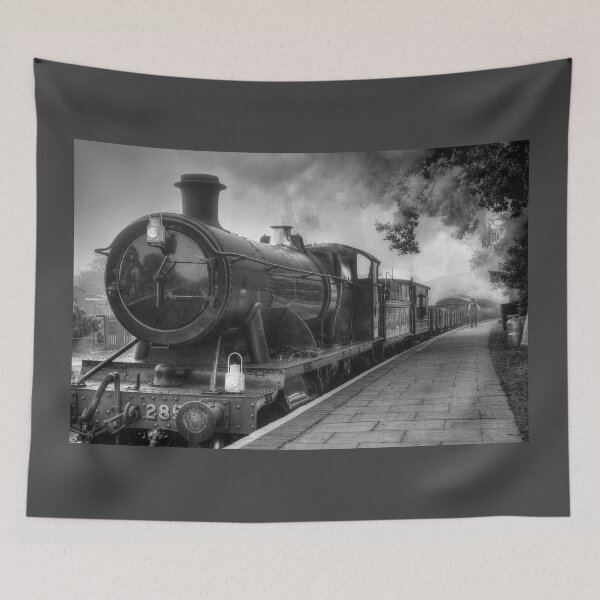 Item preview, GWR Goods Train - Black and White designed and sold by Steve H Clark.
