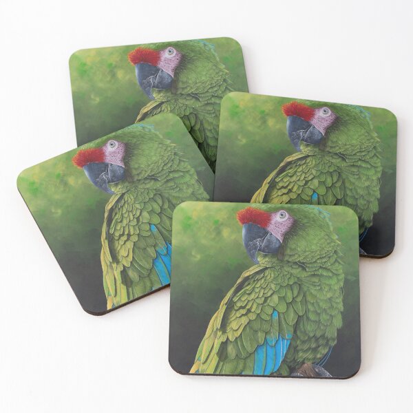 Item preview, Military macaw portrait designed and sold by Debra Dickson.