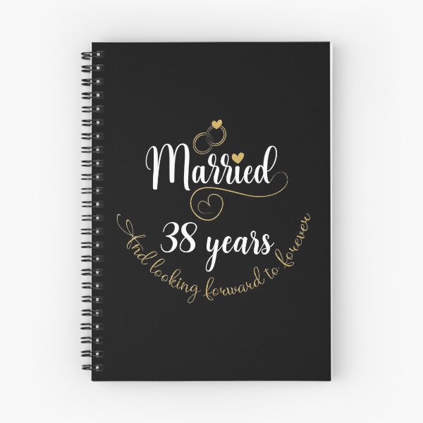 Item preview, Married 38 Years And Looking Forward To Forever Cute Couples product designed and sold by Grabitees.